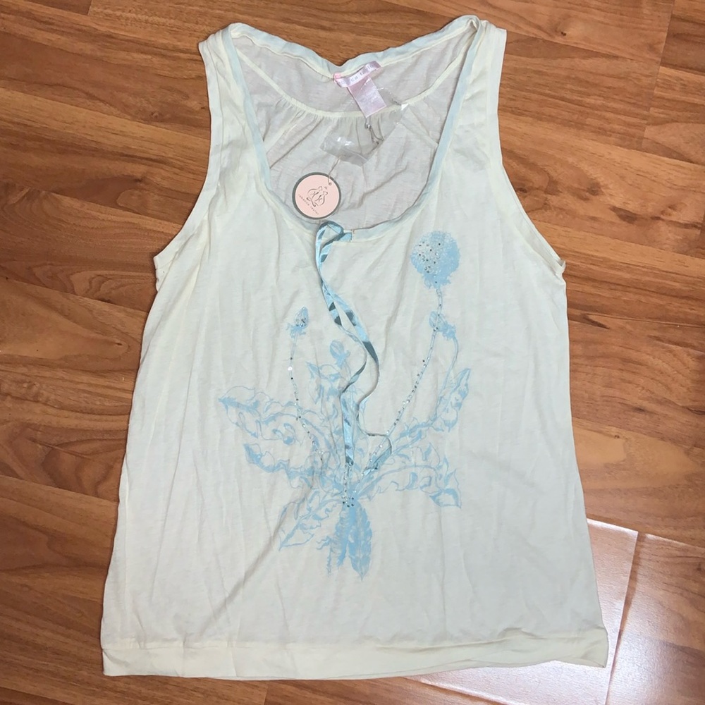 NWT Rebecca Taylor Beaded Tank Top